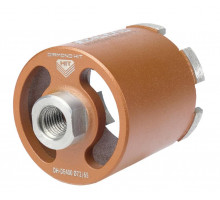 Коронка алмазная АДЕЛЬ M16 Ø72х65 мм DH-DE400 R 6LSP с пылеудалением DHDED4007265166