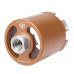 Коронка алмазная АДЕЛЬ M16 Ø72х65 мм DH-DE400 R 6LSP с пылеудалением DHDED4007265166