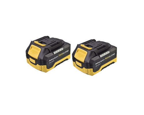 Дрель аккумуляторная Hanskonner б/щ 18В, 1BatterySystem, 80Нм, 2х4Ач, ЗУ 4А, кейс HCD2040C
