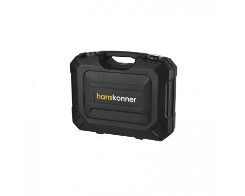 Дрель аккумуляторная Hanskonner б/щ 18В, 1BatterySystem, 80Нм, 2х4Ач, ЗУ 4А, кейс HCD2040C