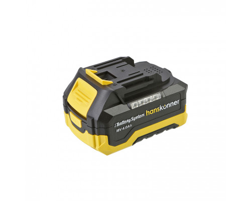 Аккумуляторный безвоздушный краскопульт Hanskonner 18В, 1Battery System 140DIN, 1x4Ач HSG1801PRO