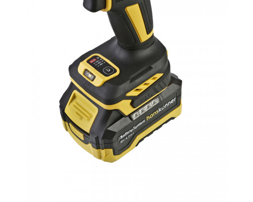 Аккумуляторный ударный гайковерт Hanskonner 1BatterySystem HCD20600BLC
