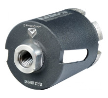 Коронка алмазная АДЕЛЬ M16 Ø72х65 мм DH-D400T R 6LSP с микроударом, в сухую DHD400T7265166