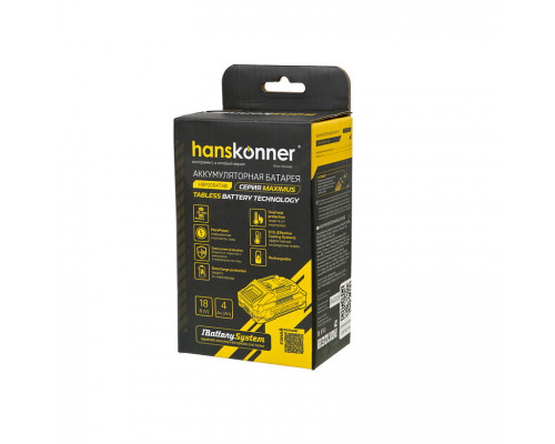 Аккумулятор Hanskonner 4Ач MAXIMUS,TABLESS M-CONTROLLER, 1BatterySystem HBP2004TAB