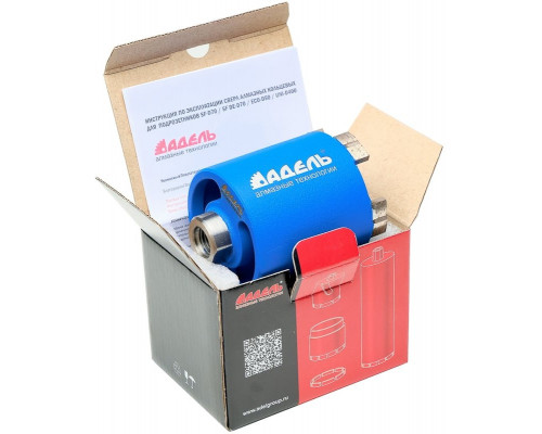 Коронка алмазная АДЕЛЬ M16 Ø82х65 мм SF-D70 TR 6LSP с пылеудалением SFD708265166