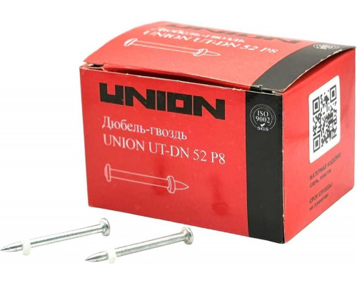 Дюбель-гвоздь UNION UT-DN 52 P8 100 шт. 4631165849591