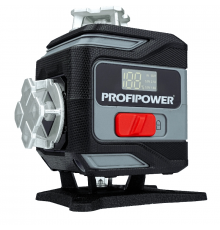 Лазерный нивелир Profipower NL-16G с штативом (16 лучей, лазер-зеленый, Li-ion-2шт., пульт, кронштейн, З/У, c подъемным механизмом, штатив 1.2, кейс) E0364