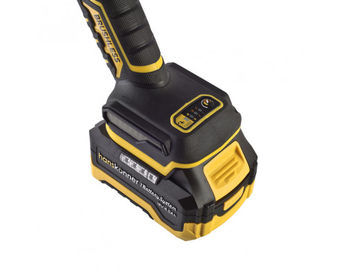 Аккумуляторная УШМ Hanskonner 1BatterySystem HAG18125BLC