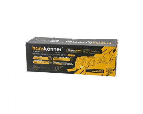 Аккумуляторный реноватор Hanskonner 1BatterySystem HMF1802