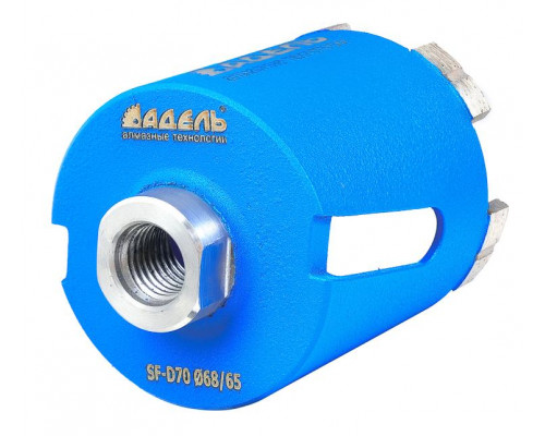 Коронка алмазная АДЕЛЬ M16 Ø 68/0065.04 SP-DE6110 без удара SPDE61106865416