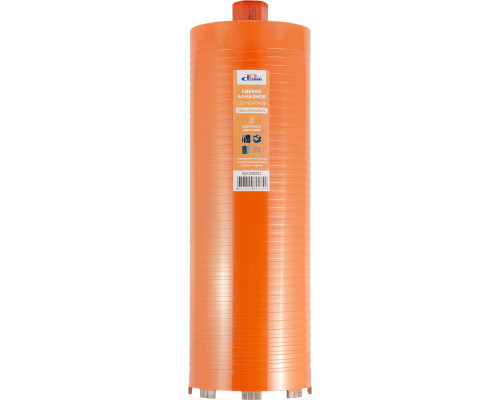 Сверло алмазное сухое DIAM ProfiDiam 152x450x8хM22 по бетону 310251