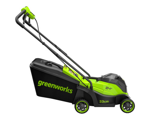 Аккумуляторная бесщеточная газонокосилка Greenworks GD24LM331 24V 2520607UA