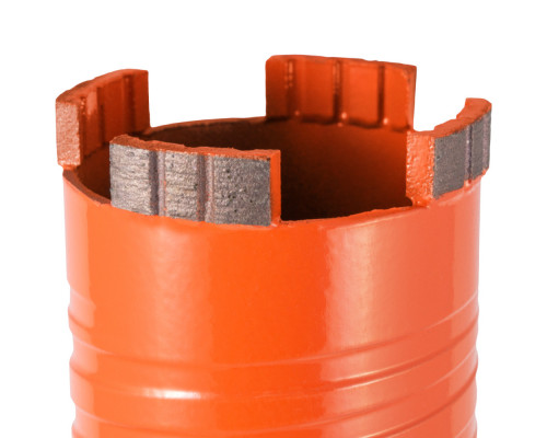 Сверло алмазное сухое DIAM ProfiDiam 62x450x4хM22 по бетону 310245