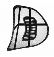 Ортопедическая спинка на сиденье ЕРМАК с массажером 36,5x39 см 768-448