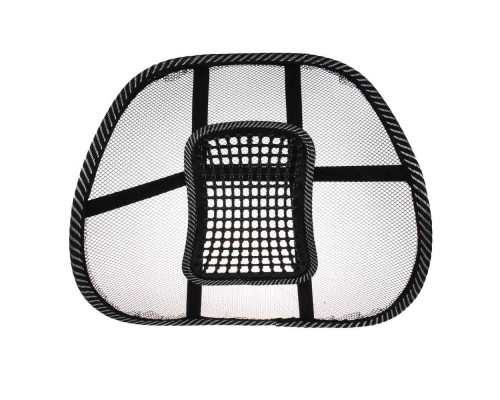 Ортопедическая спинка на сиденье ЕРМАК с массажером 36,5x39 см 768-448