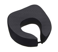 Подушка для путешествий ЕРМАК u-образная, черная 732-091
