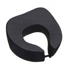 Подушка для путешествий ЕРМАК u-образная, черная 732-091