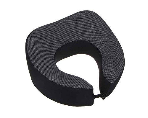 Подушка для путешествий ЕРМАК u-образная, черная 732-091