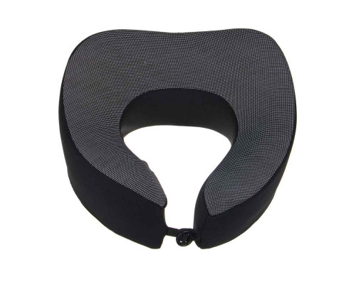 Подушка для путешествий ЕРМАК u-образная, черная 732-091
