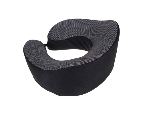 Подушка для путешествий ЕРМАК u-образная, черная 732-091