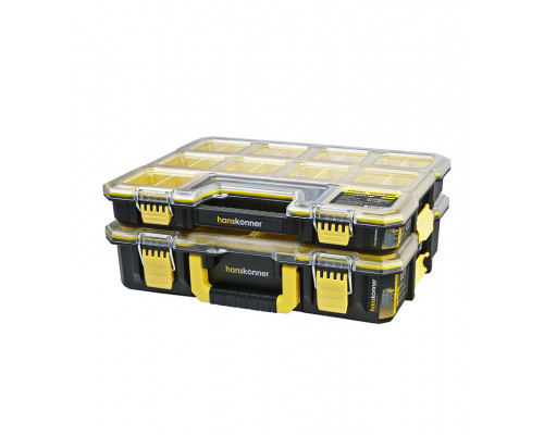 Комплект органайзеров Hanskonner 2шт DUALKIT система хранения HANSTORAGE PLUS, 440x354x170мм HSP2KIT