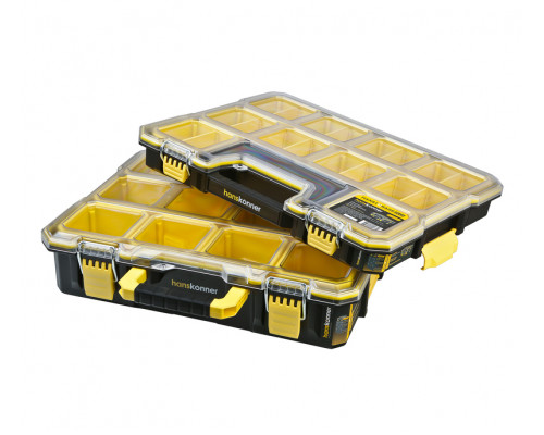 Комплект органайзеров Hanskonner 2шт DUALKIT система хранения HANSTORAGE PLUS, 440x354x170мм HSP2KIT