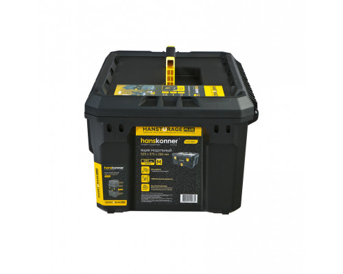 Ящик модульный Hanskonner размер M, система хранения HANSTORAGE PLUS, 525x373x280мм HSP280