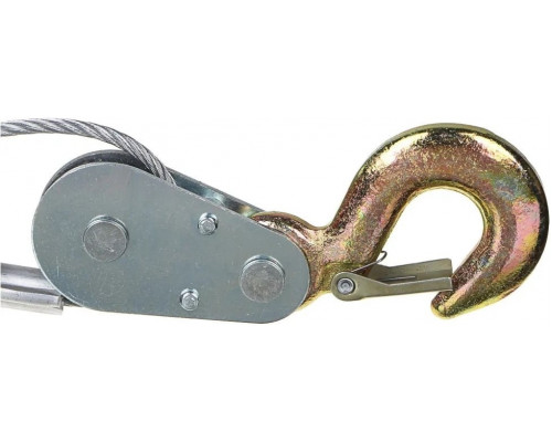 Лебедка ручная рычажная 4 т, длина троса 1,8 м 737-014