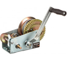 Ручная шестеренчатая лебедка ЕРМАК TRT 1201C (металлический трос) 900кг, длина троса 10м 737-011