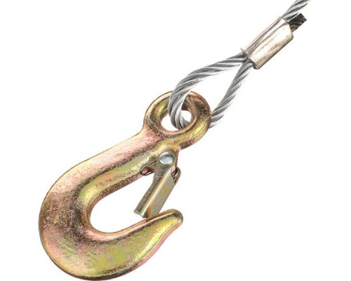 Ручная шестеренчатая лебедка ЕРМАК TRT 1201C (металлический трос) 900кг, длина троса 10м 737-011