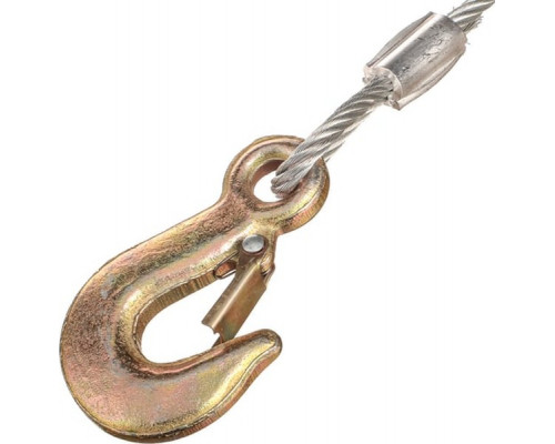 Ручная шестеренчатая лебедка ЕРМАК TRT 1301C металлический трос, 1350кг, длина троса 10м 737-013