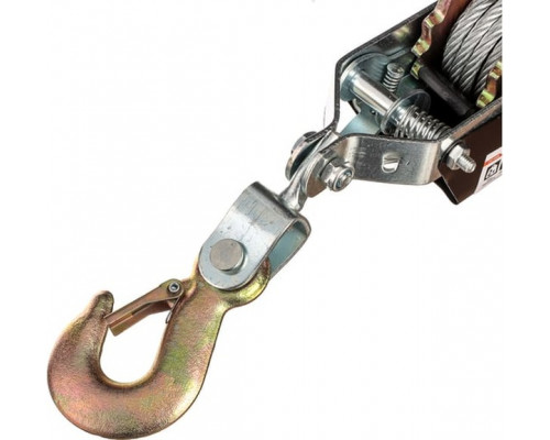 Лебедка ручная рычажная ЕРМАК TR8021 2 т, длина троса 2,5 м 737-058