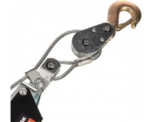 Лебедка ручная рычажная ЕРМАК TR8021 2 т, длина троса 2,5 м 737-058