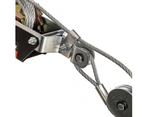 Лебедка ручная рычажная ЕРМАК TR8021 2 т, длина троса 2,5 м 737-058