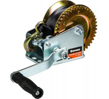 Лебедка ручная шестеренчатая ЕРМАК TRT 1101S (трос - ремень) 450кг, длина троса 8,5м 737-007