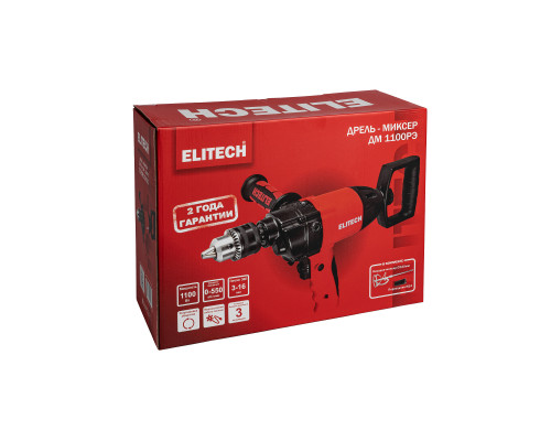Дрель-миксер ELITECH ДМ 1100РЭ (E2208.014.01)