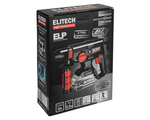 Перфоратор аккумуляторный ELITECH HD CRH 2024BL (E2205.035.00)