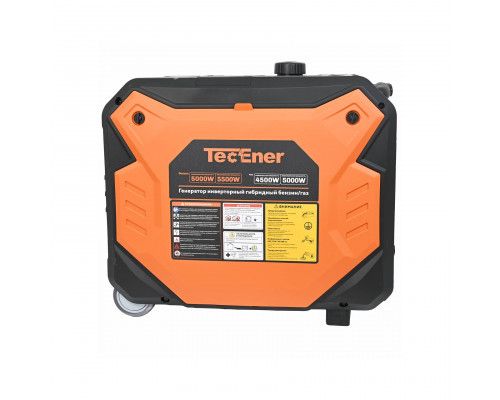Генератор гибридный газ/бензин TecEner TE6000GLis