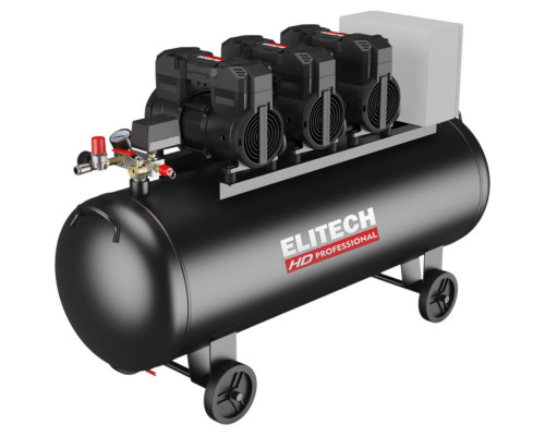Компрессор безмасляный малошумный ELITECH HD ACF 900-200S (E0501.008.00)