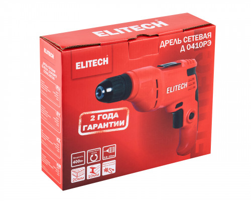 Дрель ELITECH Д 0410РЭ (E2201.027.00)
