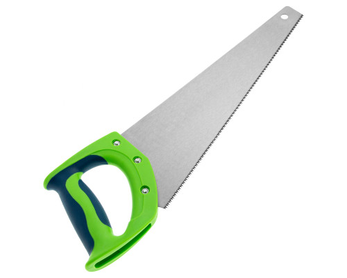 Ножовка по дереву СИБРТЕХ Зубец, 350 мм, 11 TPI, зуб 2D, калёный зуб 23823