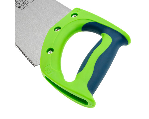 Ножовка по дереву СИБРТЕХ Зубец, 350 мм, 11 TPI, зуб 2D, калёный зуб 23823