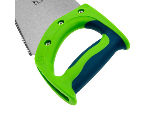 Ножовка по дереву СИБРТЕХ Зубец, 400 мм, 11 TPI, зуб 2D, калёный зуб 23824