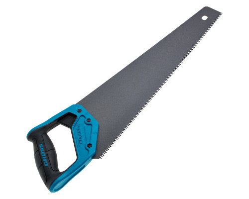 Ножовка по дереву GROSS PIRANHA, 450 мм, 7 TPI, 3D-зуб, тефлоновое покрытие 24114