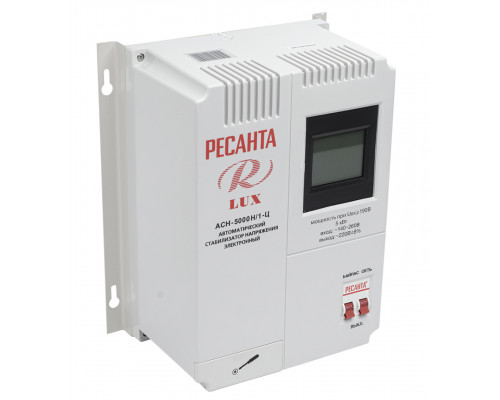 Стабилизатор напряжения Ресанта АСН-5000Н/1-Ц Lux 63/6/16