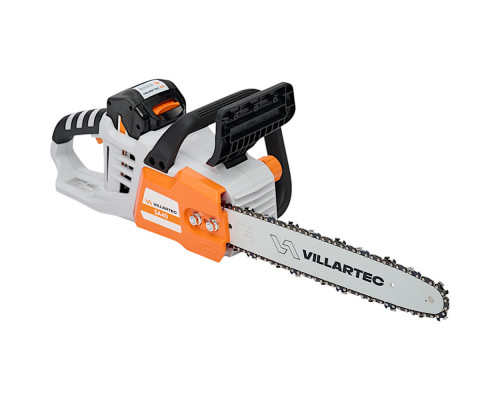 Пила цепная аккумуляторная Villartec 2 АКБ AM402 + ЗУ AC402 SА40 SET