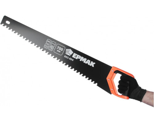 Ножовка по пенобетону ЕРМАК 700 мм с твердосплавными напайками 663-004