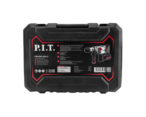 Перфоратор SDS-Plus аккумуляторный бесщеточный P.I.T. PBH20H-26A/1