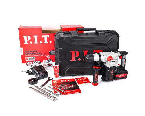 Перфоратор SDS-Plus аккумуляторный бесщеточный P.I.T. PBH20H-26A/1