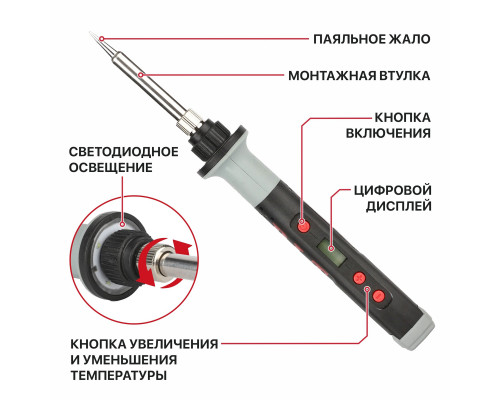 Гравер и паяльник аккумуляторный P.I.T. PEI20H-60A SOLO